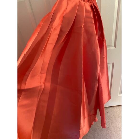 NWT Abby Paris 90185, Coral Corset lace up Ballgown, 8, 298$ - Picture 6 of 8